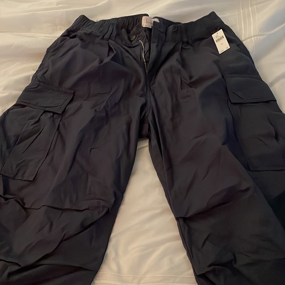 Anthropologie navy capri pants